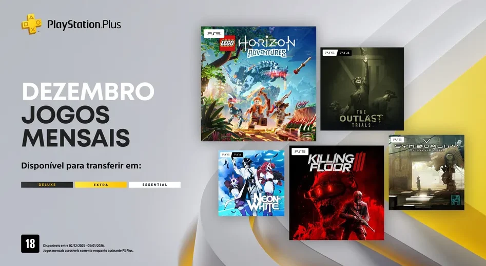 PlayStation Plus de dezembro