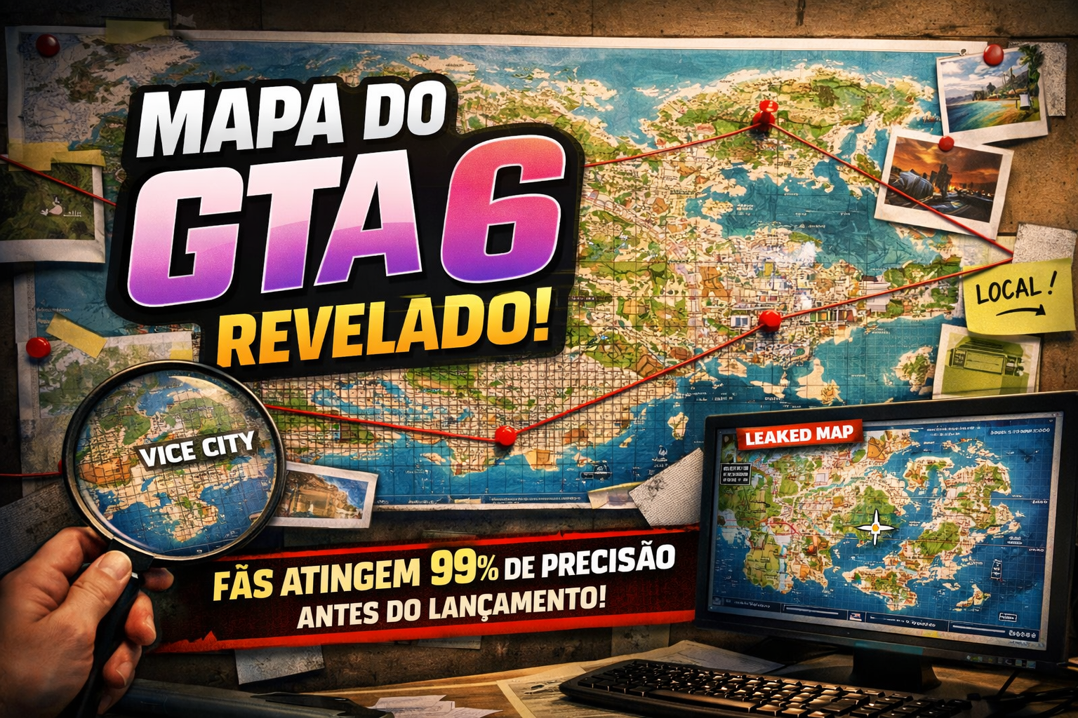 mapa gta 6 revelado precisao comunidade