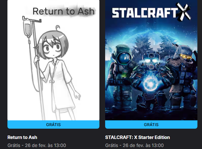Epic Games Store libera Return to Ash